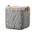 thumbnail image 2 of Anuirheih Clothing Storage, Foldable Clothes Organizers and Storage Box with Lid, under the Bed Storage Bins for Pillows, Bedding, Clothes, Stuffed Toys, Blankets(Gray,S), 2 of 5