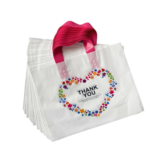 50 bolsas de compras, bolsas de ropa para compras 30cmx20cmx9cm