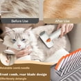 thumbnail image 6 of 2026 New 2-in-1 Pet Self Detangling Grooming Comb, Professional Deshedding Tool for Dogs & Cats, Gentle Undercoat Rake & Brush for Long or Short Hair, Removes Mats, Tangles & Loose Fur, 6 of 8
