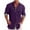 Purple, variant on asdoklhq Clearance, 2025 Summer Fall Mens Tops Clearance under $5 Men Casual Solid Cotton and Linen Tie Pocket Plaid Patchwork Turndown Long Sleeve Button Shirt,Green XXXXL