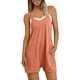 thumbnail image 2 of mfyjkho Pantalones Cortos Para Mujer, Mono Corto Con Tirantes, Sin Mangas, Informal, Liso, De Verano Para Mujer Pantalones Cortos Para Mujer S, 2 of 7