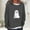 #018-Gray, variant on Halloween Shirts For Women Fake Two Piece Casual Crew Neck Long Sleeve pullover Halloween Print Tops Gifts
