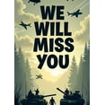 thumbnail image 4 of LUUFILx Farewell Military Banner We Will Miss You Backdrop Decor Party Supplies Celebration Event Decoration Backdrop Banner Photography Props, 4 of 8
