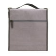 thumbnail image 3 of OMH Organize My Home Insulated Roll Down Lunch Bag With Shoulder Strap. (Gray), 3 of 4