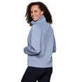 thumbnail image 5 of RBX Active Women's Relaxed Fit Cowl Neck Lightweight Cable Sweater, 5 of 5
