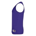 thumbnail image 2 of Augusta Sportswear Teen-Boys Reversible Wicking Tank, Purple/White, Small, 2 of 5