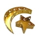 thumbnail image 5 of Placa de servicio Naiovety de hierro forma de luna decorativa, 5 of 6
