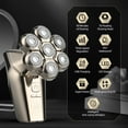 thumbnail image 2 of Sejoy 7D Head Shavers for Bald Men, Detachable Electric Shaver for Men, 5 in 1 Rechargeable Electric Razor Grooming Kit with Beard Clippers Nose Trimmer, LED Display, IPX7 Waterproof, Dry/Wet, 2 of 9