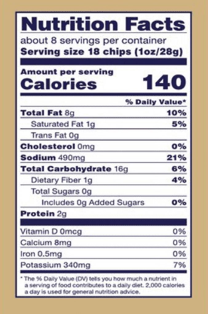 New York Chips Wavy Salt and Vinegar Chips, 8 oz