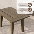 thumbnail image 5 of UIXE Wood Patio Furniture Sets, 2 Pieces All Weather Patio Loveseat Outdoor Sofa with Solid Wooden Side Table, Navy, 5 of 6
