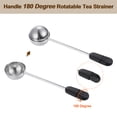 thumbnail image 3 of 1 Pcs Tea Infuser Filter, Tea Strainer, Tea Ball, Black, 3 of 7