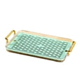 thumbnail image 2 of Ludlz Serving Tray Hollow Draining Board Nordic Style Water Cup Coffee Mug Storage Shelf for Office, 2 of 8