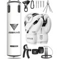 thumbnail image 1 of Set de saco de boxeo ASBRAVO de 122 cm, cuero PU, guantes de 12 oz, 1 of 1