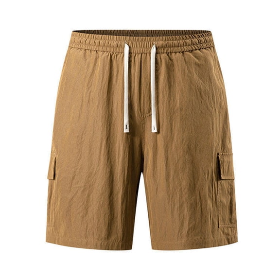 Dxzfnsa Men's Cargo Hiking Shorts Stretch Quick Dry Lightweight Work Shorts Pockets for Camping Travel M-4XL
