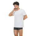 thumbnail image 4 of Bamboooven Men’s Bamboo Crew Neck Undershirt – (3 Pack), 4 of 12