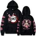 thumbnail image 2 of Chandail à Capuchon Demon Slayer Kamado Nezuko à Imprimé Graphique, Chandails à Capuchon et Chandails Molletonnés pour Femmes, Mode Urbaine Décontracté, Harajuku, Chandails à Enfiler pour Couple, Hauts, 2 of 5