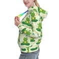 thumbnail image 2 of Xecao Cute Frog1 Pattern Hoodies for Women Sweatshirts Long Sleeve Sweatshirts Pullover Outfits with Pocket-Large, 2 of 7