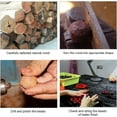 thumbnail image 2 of 98pcs 8mm Natural Wooden Beads Finished Rosewood Beads Wooden Loose Spacer Beads for Jewelry Making and DIY Crafts - Coconut Brown, 2 of 8