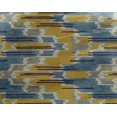 thumbnail image 4 of oneOone Georgette Viscose Fabric Chevron Kasuri Print Fabric BTY 42 Inch Wide, 4 of 4