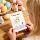 thumbnail image 5 of Decoraciones de Pascua, adornos de Pascua, regalos de Pascua, tarjetas de bolsillo con conejito de ánimo en inglés, tarjetas decorativas de escritorio con bendiciones inspiradoras y mensajes cariñosos, 5 of 6