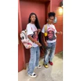 thumbnail image 4 of Camisetas de estilo hip hop con estampado de retrato de cabeza grande de moda Harajuku para mujer, camisetas de manga corta de gran tamaño con diseño INS Sense, camisetas estilo callejero americano Y2, 4 of 5