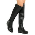 thumbnail image 1 of New Women Nature Breeze Hybrid01OK Leatherette Knee High Bi-Material Riding Boot, 1 of 3