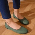 thumbnail image 5 of Flat Shoes for Women 2026 Casual Pointed Toe Slip On Ballet Flats Ballerina Womens Casual Shoes Comfortable Walking Shoes Slip On Shoes Women Business Soft Walking Shoes Comfort Dressy Flats Green 38, 5 of 7