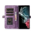 thumbnail image 3 of for Samsung Galaxy S21 Ultra Multi-Functional Zipper Wallet Case , Built-in Magnet Flip Folio Cover with Card Slots Wrist Strap Kickstand Case for Samsung Galaxy S21 Ultra (6.8 inch),Purple, 3 of 9