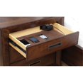 thumbnail image 4 of Riverside Furniture Riata Wood Three Drawer Nightstand in Warm Walnut, 4 of 4