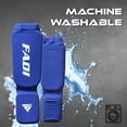 thumbnail image 5 of Fadi Sports Shin Instep Guards for Muay Thai, Kickboxing & MMA – Lightweight – Blue S, 5 of 6
