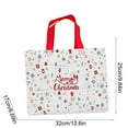 thumbnail image 3 of YOHAVEN Non-Woven Christmas Gift Bags 12.6"x9.8"x6.7" Reusable Holiday Bags for Clothing Accessories Snacks, Family Christmas Exchanges, Friends Gifting, Christmas Decorations Indoor, Wrapping Paper, 3 of 6
