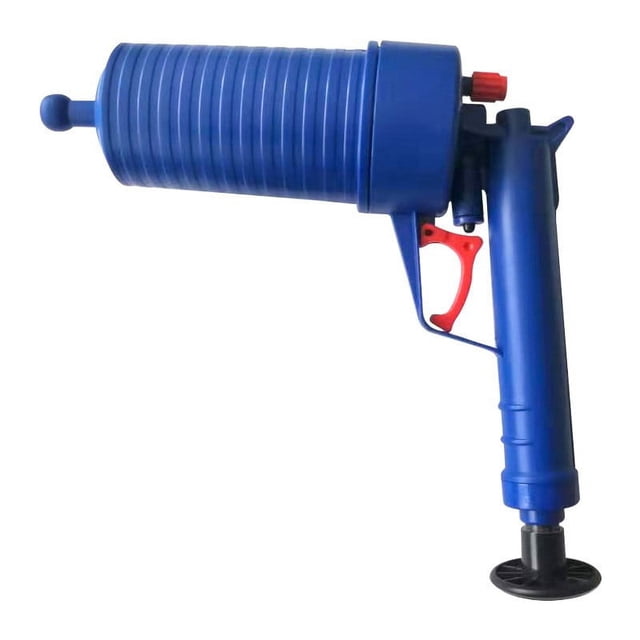 New Pressure Pump Cleaner Unclogs Toilet Hand Powered Plunger Set
