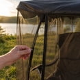 thumbnail image 4 of THOPBPRK Umbrella for Chair , Chair Mesh Cover Protective Bug Net for Camping Fishing and Backyard Relaxation Portable Shield for Outdoor Seating and Patio Furniture Accessories, Black Size:S, 4 of 6