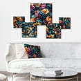 thumbnail image 2 of Designart "Paisley Rhapsody Of Bohemia" Paisley Wall Art Set Of 5 - Multicolor Glam Wall Living Room Decor Set, 2 of 6