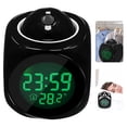 thumbnail image 4 of Inteprter Reloj despertador de proyección LED multifunción, relojes de escritorio ABS, termómetro de pared Digital, viaje, sala de estar y Decoración del hogar, 4 of 6