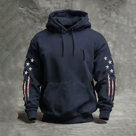250 Anniversary Usa Waffle Hoodie, 250th Birthday Of America Hoodies, America 250 Flag Printed Hoodie