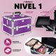 thumbnail image 4 of Comestiquera Profesional Divitech® Maletín 4 niveles Morado, 4 of 8