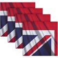 thumbnail image 5 of British Flag Cloth Napkins Set of 4,20x20 Inches Napkins Cloth Washable Reusable Soft for Dinner,Wedding,Parties,Home Dinner,Tableative Decor Gift, 5 of 7