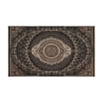 thumbnail image 2 of Kitchen Rugs and Mats Non Skid Washable Dark Brown Patterned Bohemia Kitchen Mat and Rug Set,Floor Cushion Waterproof Rug,Rubber Backed Area Rugs for Kitchen Laundry, 2 of 7