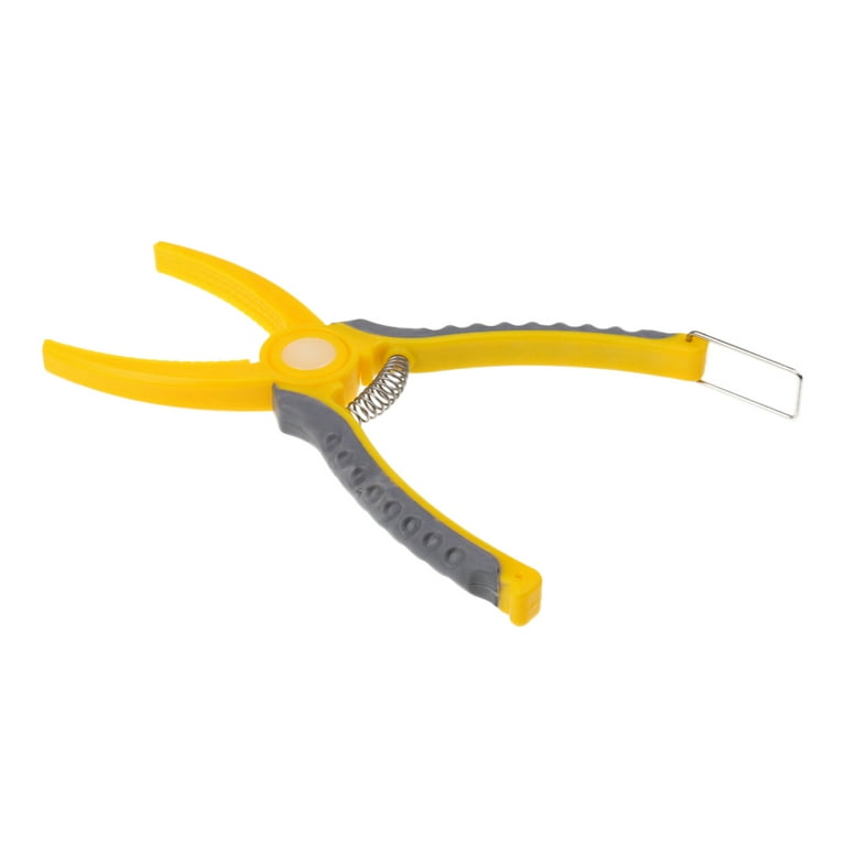 ABS Fishing Pliers Floating Fish Lip Gripper Fish Clamp With Lanyard 