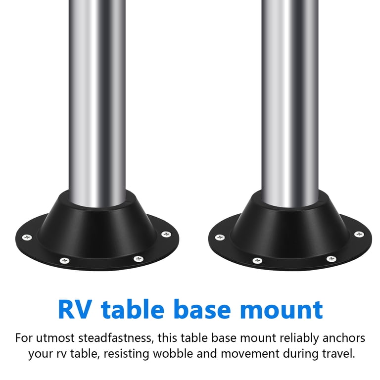 Aluminum Alloy RV Table Leg - 28" Camper Table Pedestal Base For RV, Boat & Home