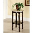 thumbnail image 4 of Home Square Donovan Traditional Wood Round End Table in Dark Cherry - Set of 2, 4 of 4