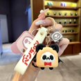 thumbnail image 3 of Yazoeia Key Chain 2 Pcs Pvc Cute Panda Toast Doll Keychain Backpack Handbag Key Chain CJC912-200008, 3 of 3