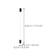 thumbnail image 2 of OULII 20Pcs Clear Plastic Tubes with Caps Dustproof Storage Tube for Home Décor Products, 2 of 8