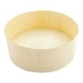 thumbnail image 2 of Taipei 34 oz Round Poplar Deep Container - 6" x 6" x 2 1/4" - 100 count box, 2 of 3