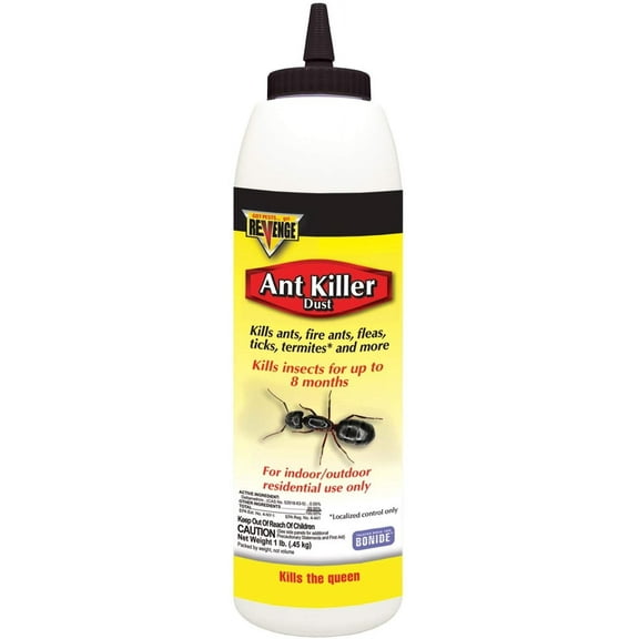 Bonide Revenge Indoor & Outdoor Ant Killer Dust, 1 lb