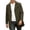 Army Green, variant on Mens Trench Coat Notched Lapel Single Breasted Mid Long Jacket Windbreaker Casual Windproof Overcoat Pea Coat
