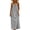 Black, variant on Iyufng Summer Dress for Women Fashion Long Spaghetti Strap Sleeveless Backless Casual Stripes