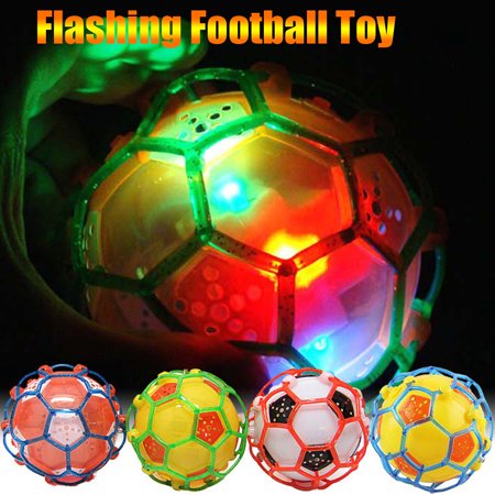 Flashing Light UNBreak Football Ball Kid TPR Flashing High Bouncing (Best High School Football Offense)