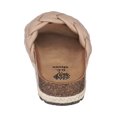 thumbnail image 3 of GC Shoes Women's Cork Platform Footbed Sandals, Casual Summer Comfort Slides, Puffy Braided Strap Slip Ons, Lesley/Nude/6, 3 of 5